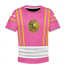 Load image into Gallery viewer, Mighty Morphin Power Ranger Ninja Rangers Pink Crane Custom Kid Apparel
