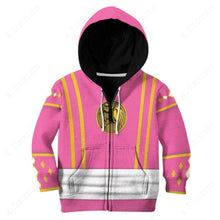 Load image into Gallery viewer, Mighty Morphin Power Ranger Ninja Rangers Pink Crane Custom Kid Apparel
