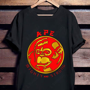 Mighty Morphin Power Ranger Ninja Rangers Red Ape Custom Graphic Apparel