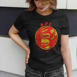 Mighty Morphin Power Ranger Ninja Rangers Red Ape Custom Graphic Apparel