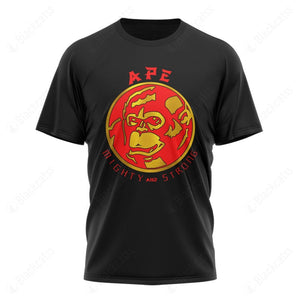 Mighty Morphin Power Ranger Ninja Rangers Red Ape Custom Graphic Apparel