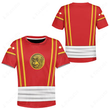 Load image into Gallery viewer, Mighty Morphin Power Ranger Ninja Rangers Red Ape Custom Kid Apparel
