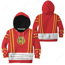 Load image into Gallery viewer, Mighty Morphin Power Ranger Ninja Rangers Red Ape Custom Kid Apparel
