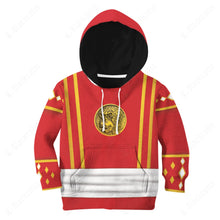 Load image into Gallery viewer, Mighty Morphin Power Ranger Ninja Rangers Red Ape Custom Kid Apparel
