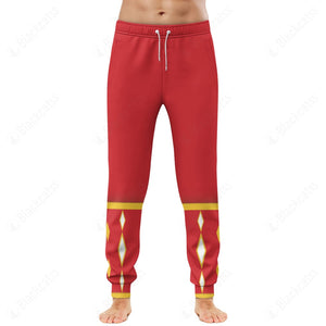 Mighty Morphin Power Ranger Ninja Rangers Red Ape Custom Sweatpants