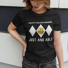 Load image into Gallery viewer, Mighty Morphin Power Ranger Ninja Rangers White Falcon Custom Graphic Apparel
