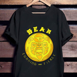 Mighty Morphin Power Ranger Ninja Rangers Yellow Bear Custom Graphic Apparel