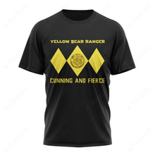 Load image into Gallery viewer, Mighty Morphin Power Ranger Ninja Rangers Yellow Bear Custom Graphic Apparel
