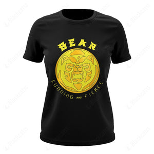 Mighty Morphin Power Ranger Ninja Rangers Yellow Bear Custom Graphic Apparel