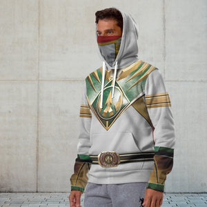 Mighty Morphin Power Ranger Villian Lord Drakkon Cosplay Custom Snood Hoodie