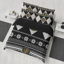 Load image into Gallery viewer, Mighty Morphin Power Rangers Black Ranger Custom Bedding Set
