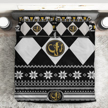 Load image into Gallery viewer, Mighty Morphin Power Rangers Black Ranger Custom Bedding Set
