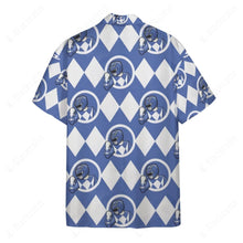 Load image into Gallery viewer, Mighty Morphin Power Rangers Blue Ranger Button Shirt
