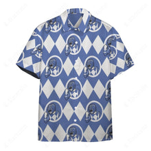 Load image into Gallery viewer, Mighty Morphin Power Rangers Blue Ranger Button Shirt
