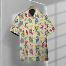 Load image into Gallery viewer, Mighty Morphin Power Rangers Hawaii Button Shirt
