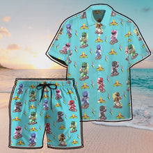 Load image into Gallery viewer, Mighty Morphin Power Rangers Hawaii Button Shirt
