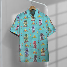 Load image into Gallery viewer, Mighty Morphin Power Rangers Hawaii Button Shirt
