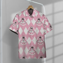 Load image into Gallery viewer, Mighty Morphin Power Rangers Pink Ranger Button Shirt
