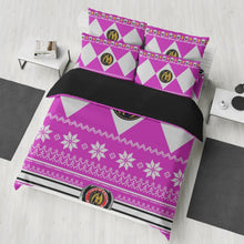 Load image into Gallery viewer, Mighty Morphin Power Rangers Pink Ranger Custom Bedding Set
