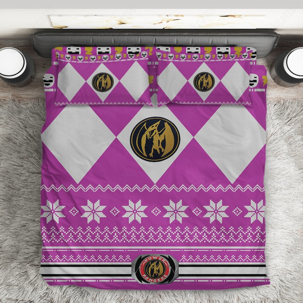 Mighty Morphin Power Rangers Pink Ranger Custom Bedding Set