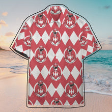 Load image into Gallery viewer, Mighty Morphin Power Rangers Red Ranger Button Shirt
