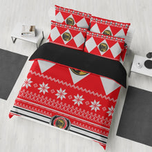 Load image into Gallery viewer, Mighty Morphin Power Rangers Red Ranger Custom Bedding Set
