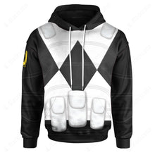 Load image into Gallery viewer, Mighty Morphin Power Rangers Sentry Black Mastodon Custom Hoodie
