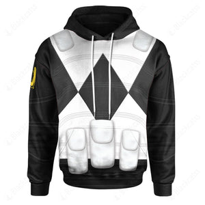 Mighty Morphin Power Rangers Sentry Black Mastodon Custom Hoodie