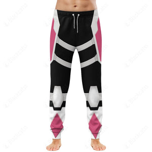 Mighty Morphin Power Rangers Sentry Pink Pterodactyl Custom Sweatpants