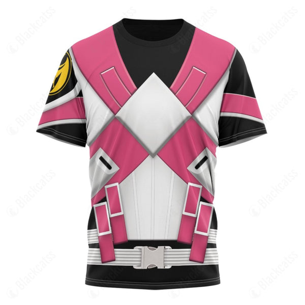 Red Ranger Mighty Morphin Power Rangers Basketball Jersey - Anime Ape