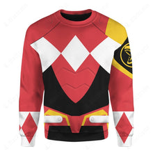 Load image into Gallery viewer, Mighty Morphin Power Rangers Sentry Red Tyrannosaurus Custom Sweatshirt
