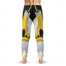 Load image into Gallery viewer, Mighty Morphin Power Rangers Sentry Yellow Sabertooth Custom Sweatpants
