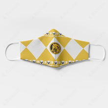 Load image into Gallery viewer, Mighty Morphin Power Rangers Yellow Ranger Custom Face Mask
