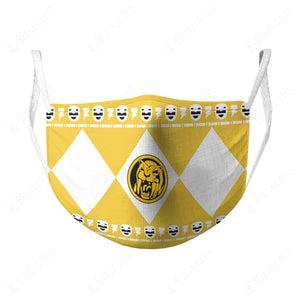 Mighty Morphin Power Rangers Yellow Ranger Custom Face Mask