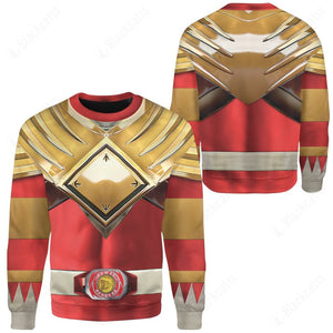 Mighty Morphin Red Power Rangers Custom Sweatshirt Apparel