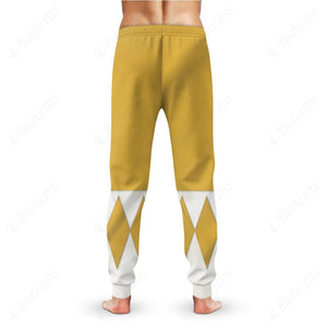 Mighty Morphin Yellow Power Rangers Custom Sweatpants