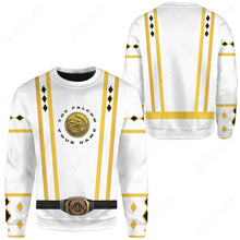 Load image into Gallery viewer, MMPR Ninjetti Upgrade Version White Falcon Custom Sweatshirt
