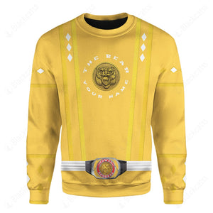 MMPR Ninjetti Upgrade Version Yellow Bear Custom Sweatshirt