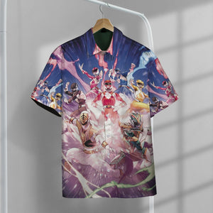 MMPR Team Button Shirt