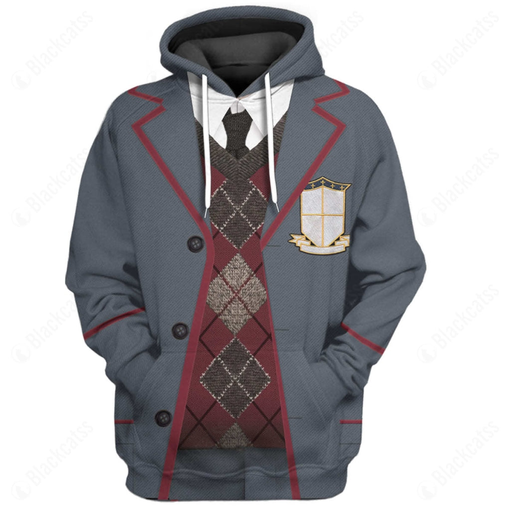 Movie Cosplay Umbrella Academy Uniform Aiden 3D Hoodie