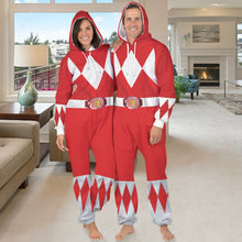 Load image into Gallery viewer, Movie Mighty Morphin Red Power Rangers Custom Hooded Jumpsuit
