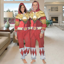 Load image into Gallery viewer, Movie Mighty Morphin Red Power Rangers Custom Hooded Jumpsuit
