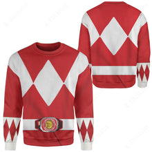 Load image into Gallery viewer, Movie Mighty Morphin Red Power Rangers Custom Sweatshirt
