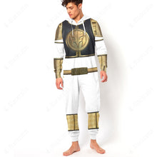 Load image into Gallery viewer, Movie Mighty Morphin White Power Rangers Custom Hooded Jumpsuits
