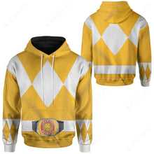 Load image into Gallery viewer, Movie Mighty Morphin Yellow Power Rangers Custom Hoodie
