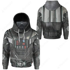 Movie SW Darth Vader Cosplay Custom Snood Hoodie