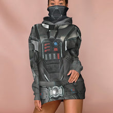 Load image into Gallery viewer, Movie SW Darth Vader Cosplay Custom Snood Hoodie
