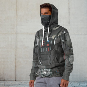 Movie SW Darth Vader Cosplay Custom Snood Hoodie