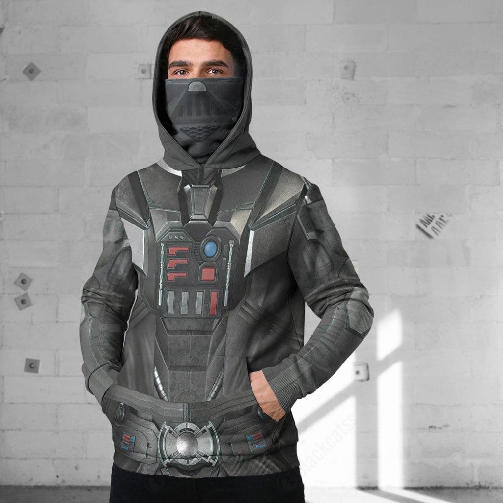 Movie SW Darth Vader Cosplay Custom Snood Hoodie