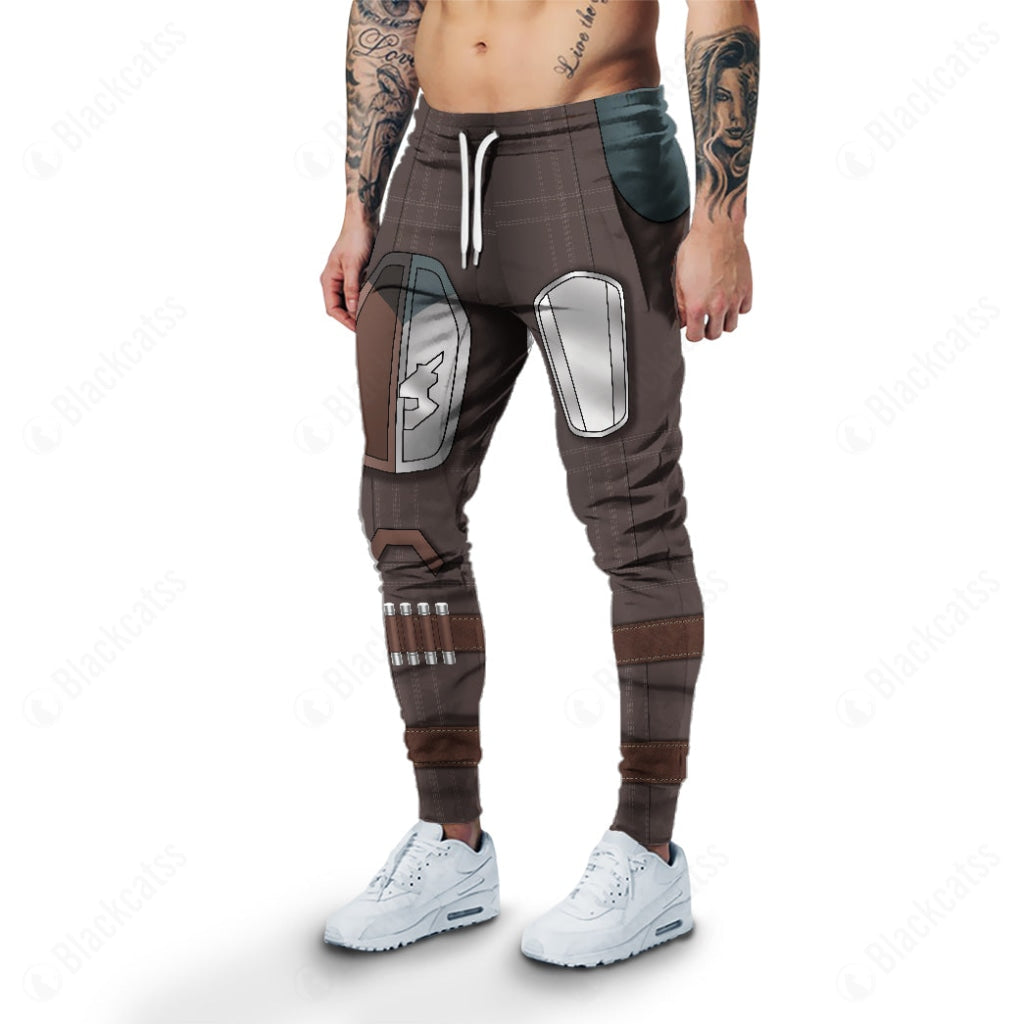 Movie SW The Mandalorian Beskar Custom Sweatpants